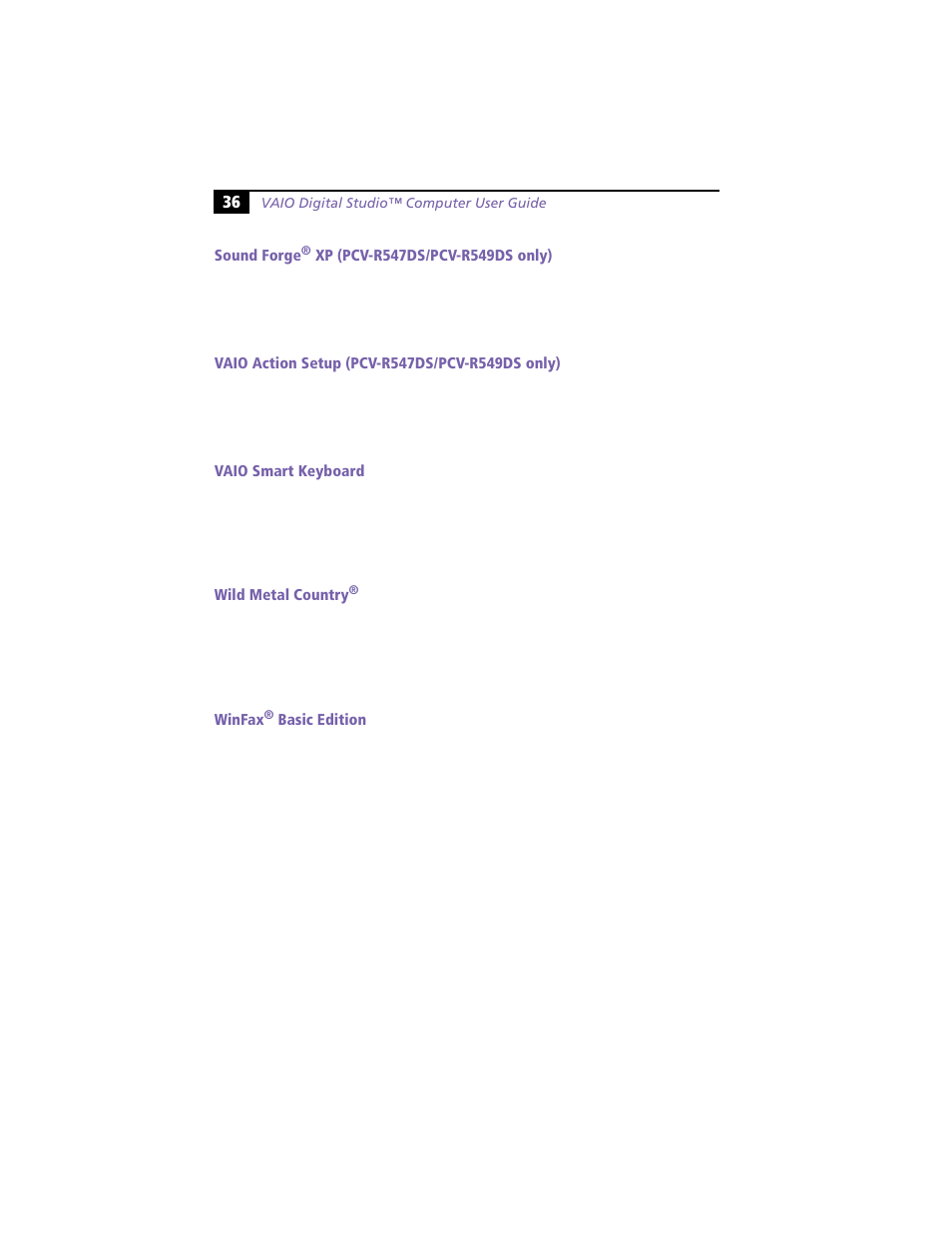Sony PCV-R549DS User Manual | Page 40 / 48