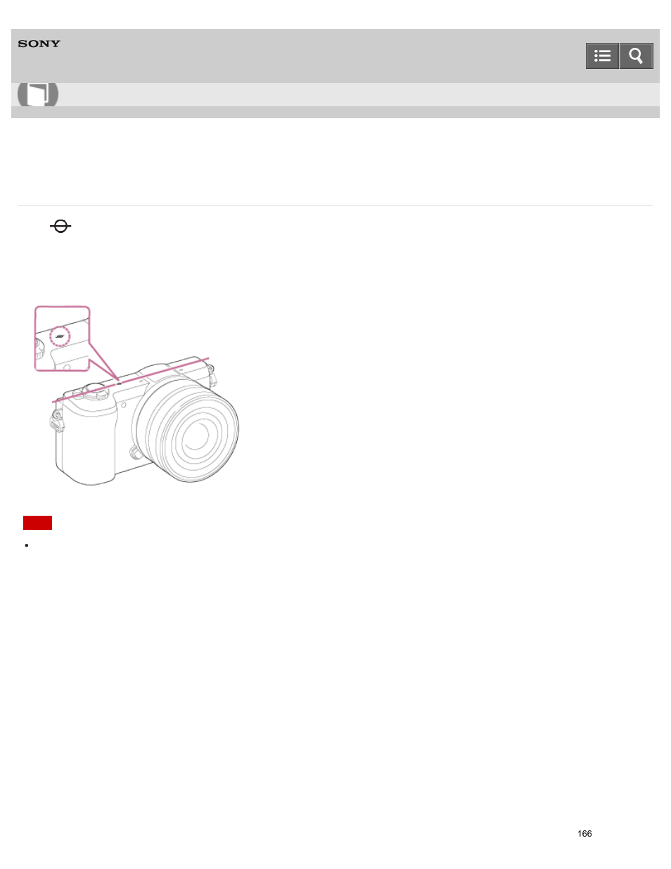Measuring the exact distance to the subject, Help guide | Sony ILCE-5000 User Manual | Page 166 / 406