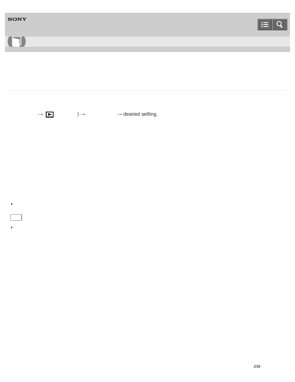 Slide show, Automatically plays back images continuously, Help guide | Sony ILCE-5000 User Manual | Page 239 / 406