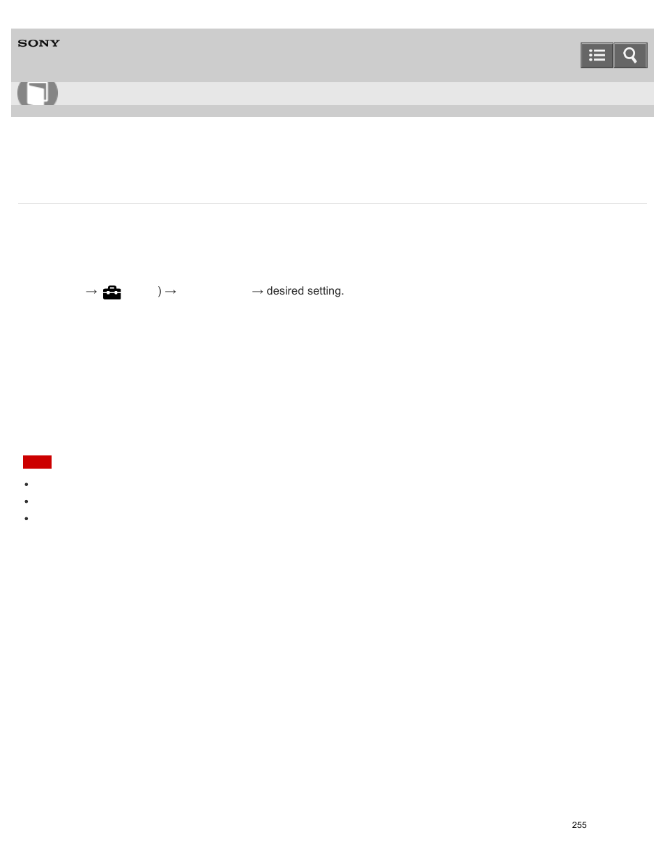 Demo mode, Help guide | Sony ILCE-5000 User Manual | Page 255 / 406