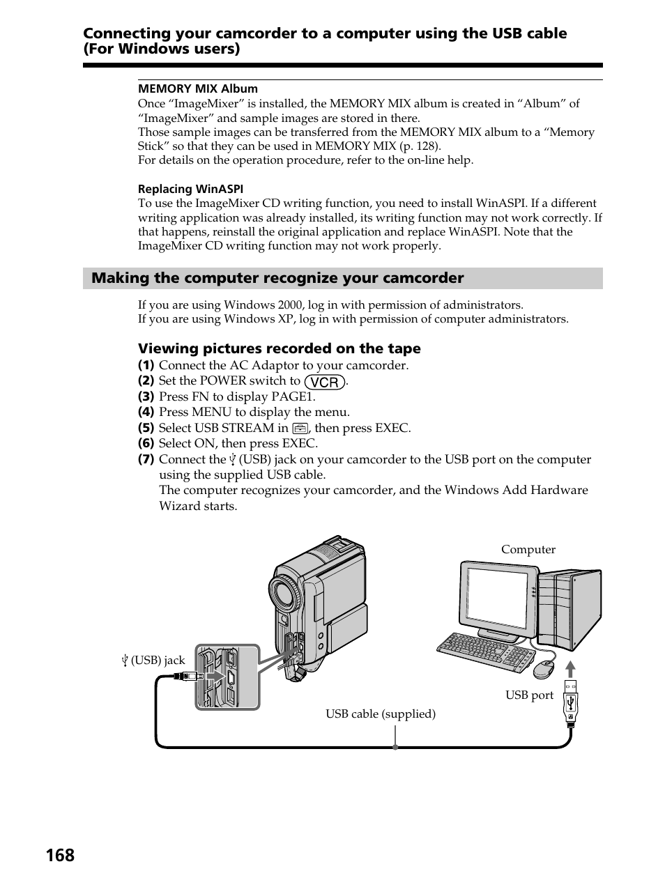 Sony DCR-PC105 User Manual | Page 168 / 240