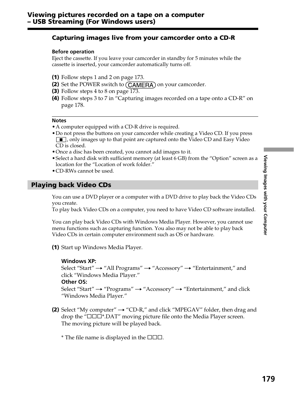 Sony DCR-PC105 User Manual | Page 179 / 240
