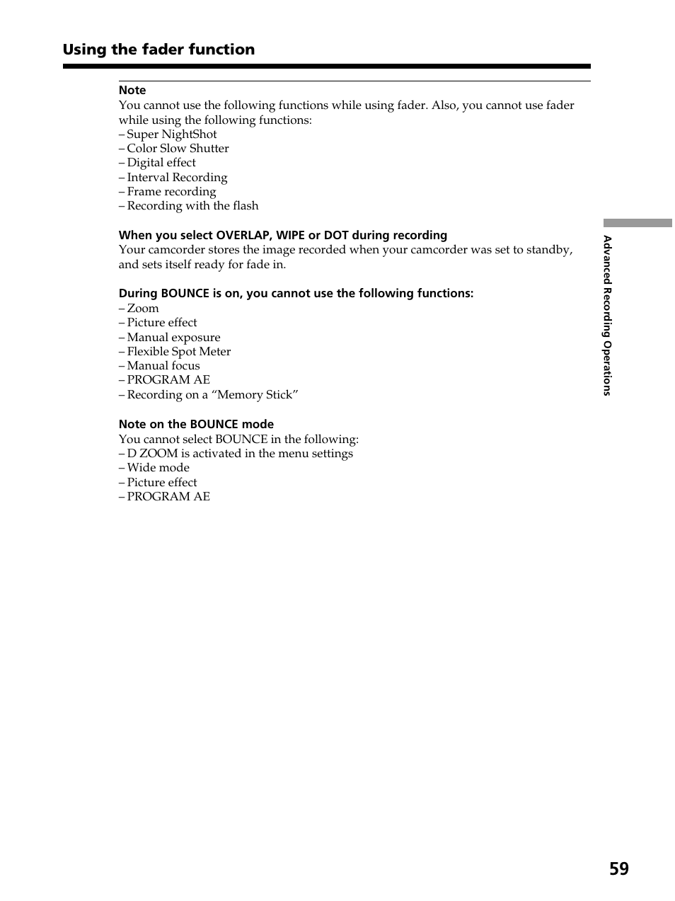 Sony DCR-PC105 User Manual | Page 59 / 240