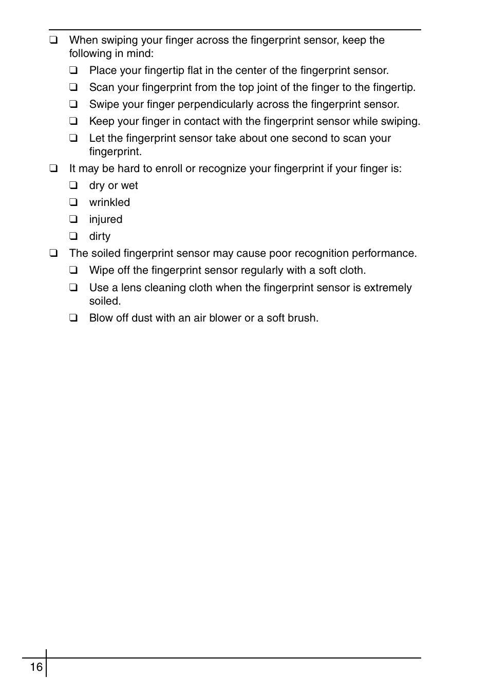 Sony VGN-BX563B User Manual | Page 16 / 64