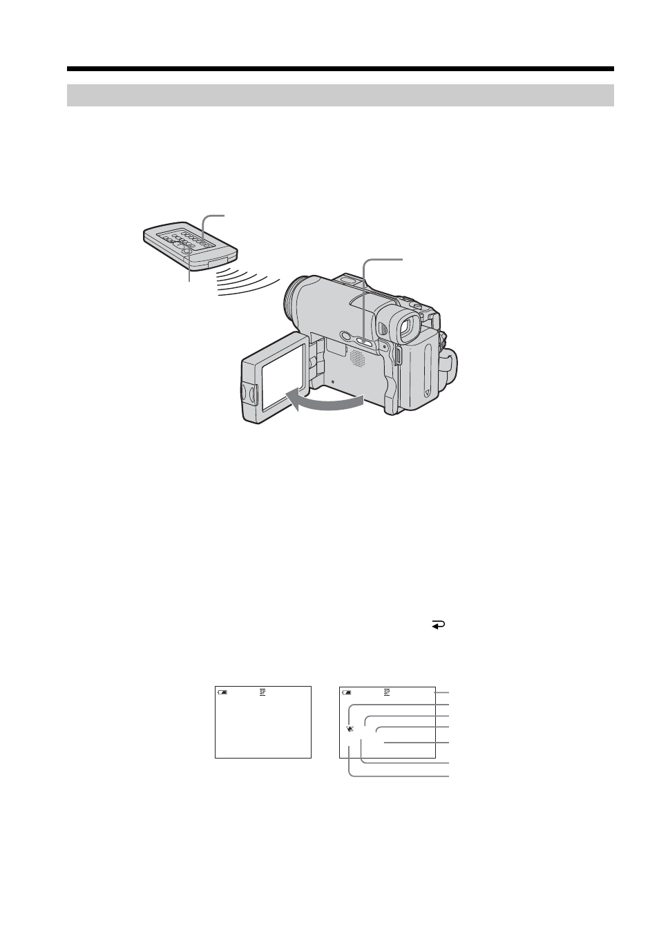 To display the screen indicators, Display function, Playing back tape | About date/time and various settings, Using the touch panel | Sony DCR-TRV33 User Manual | Page 40 / 220