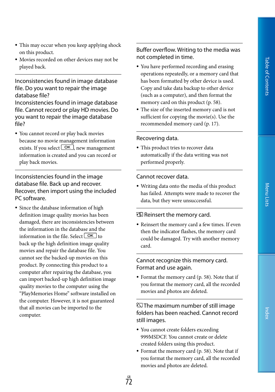 Sony DEV-50V User Manual | Page 72 / 90