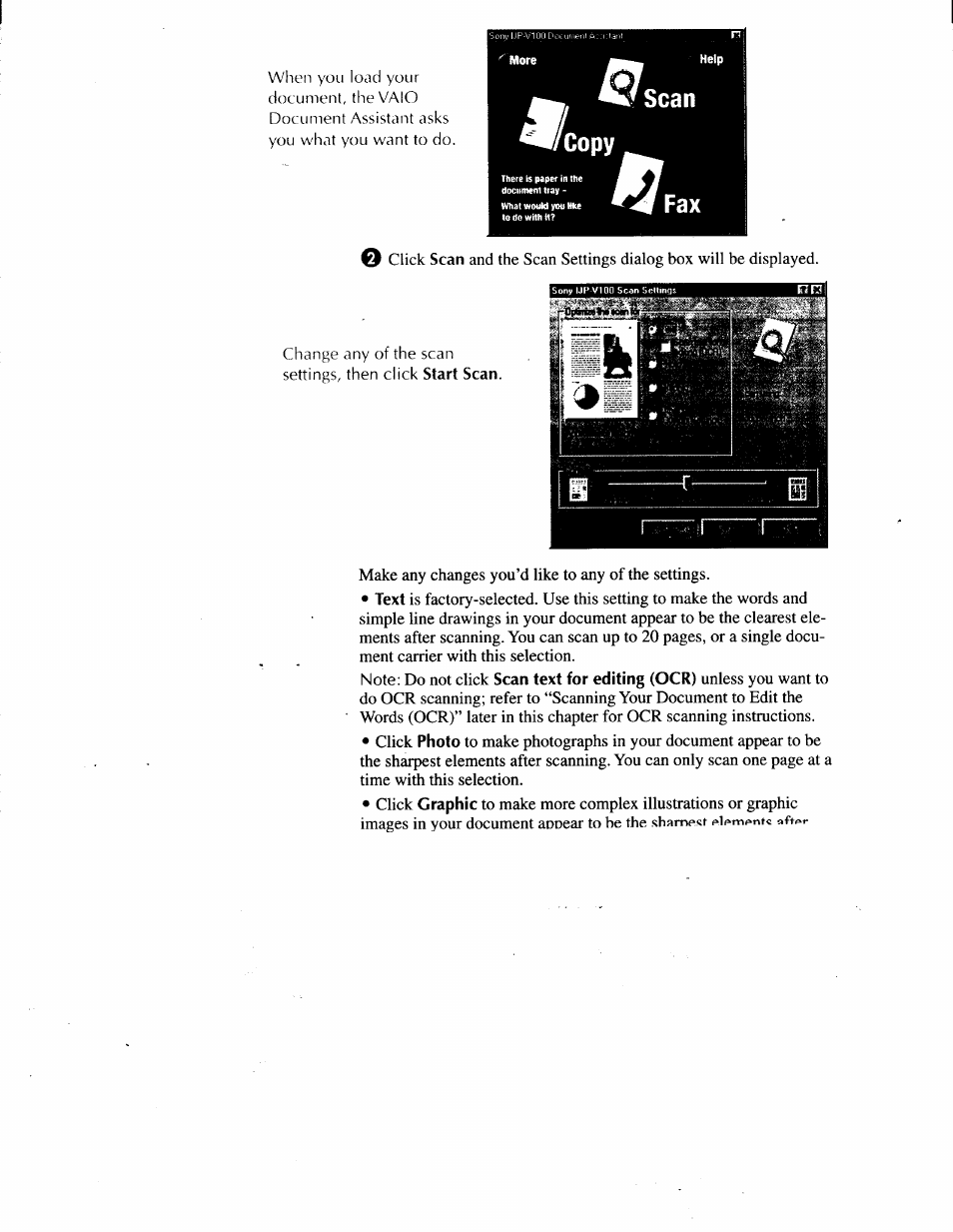 Kiopy, Scan | Sony IJP-V100 User Manual | Page 79 / 106
