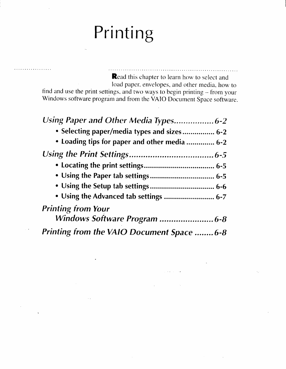 Printing | Sony IJP-V100 User Manual | Page 85 / 106