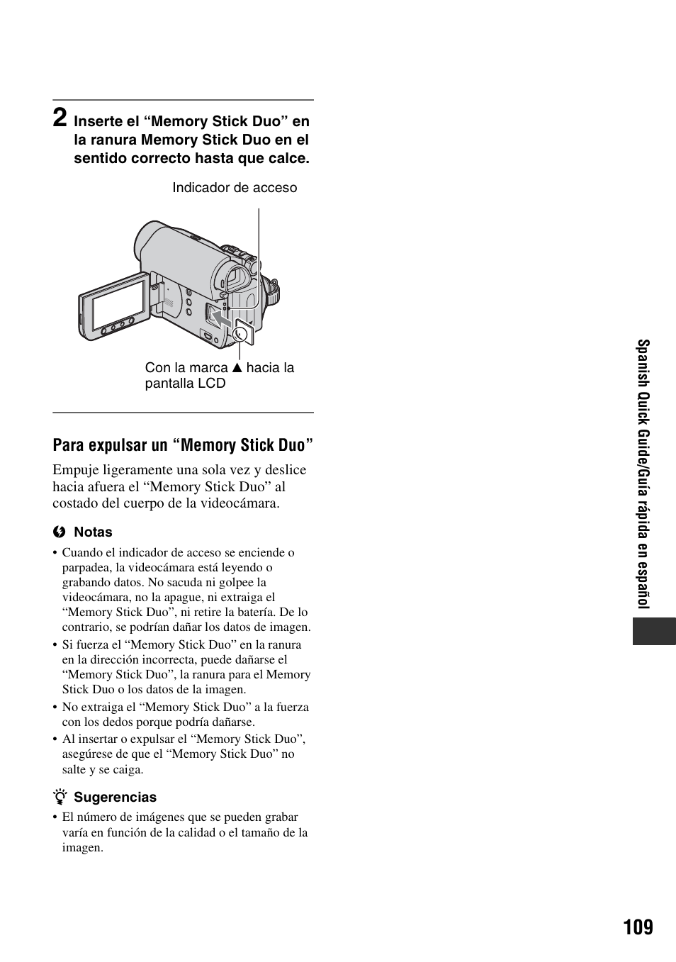 Sony DCR-HC62 User Manual | Page 109 / 116