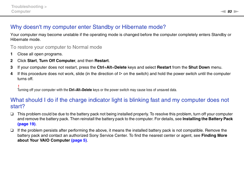 Sony VPCW111XX User Manual | Page 93 / 124