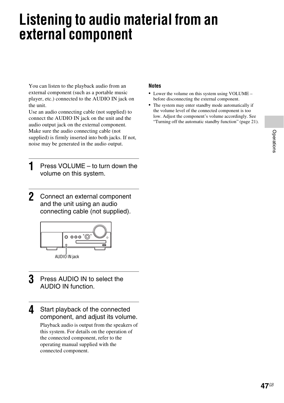 Sony CMT-MX700Ni User Manual | Page 47 / 80