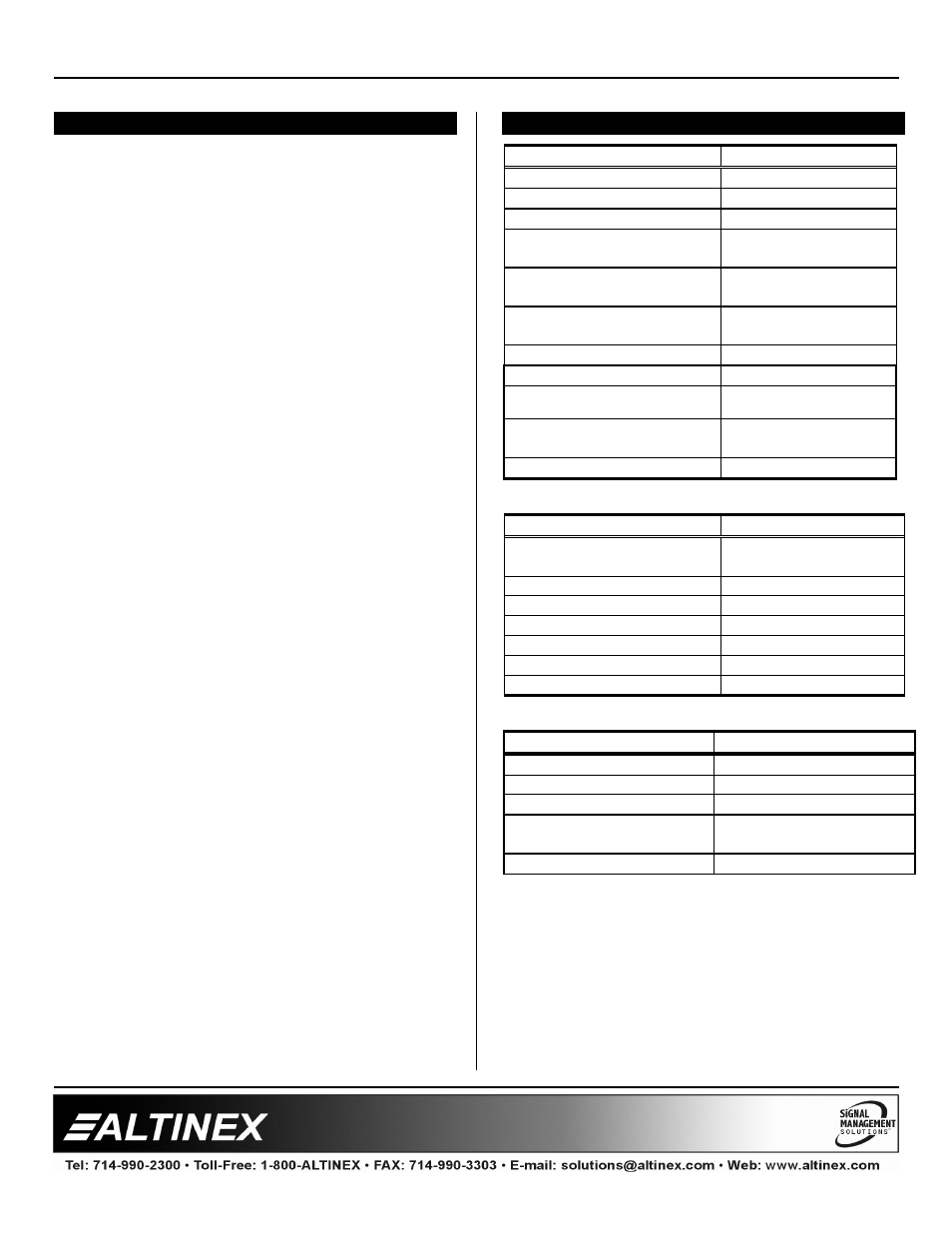 Multi-tasker | Altinex MULTI-TASKER MT109-102 User Manual | Page 4 / 26