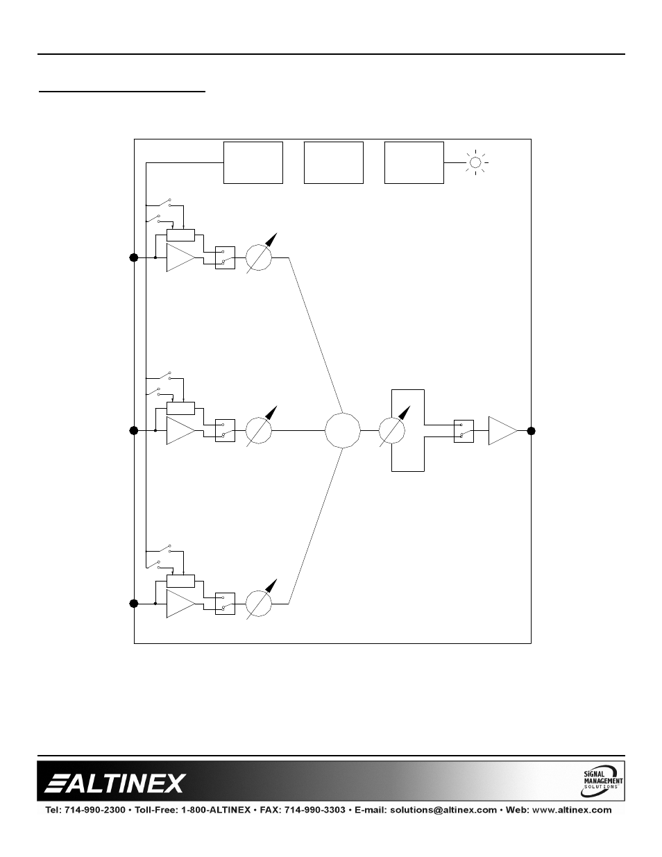 Multi-tasker, 6diagram 2: internal view | Altinex MULTI-TASKER MT109-102 User Manual | Page 7 / 26