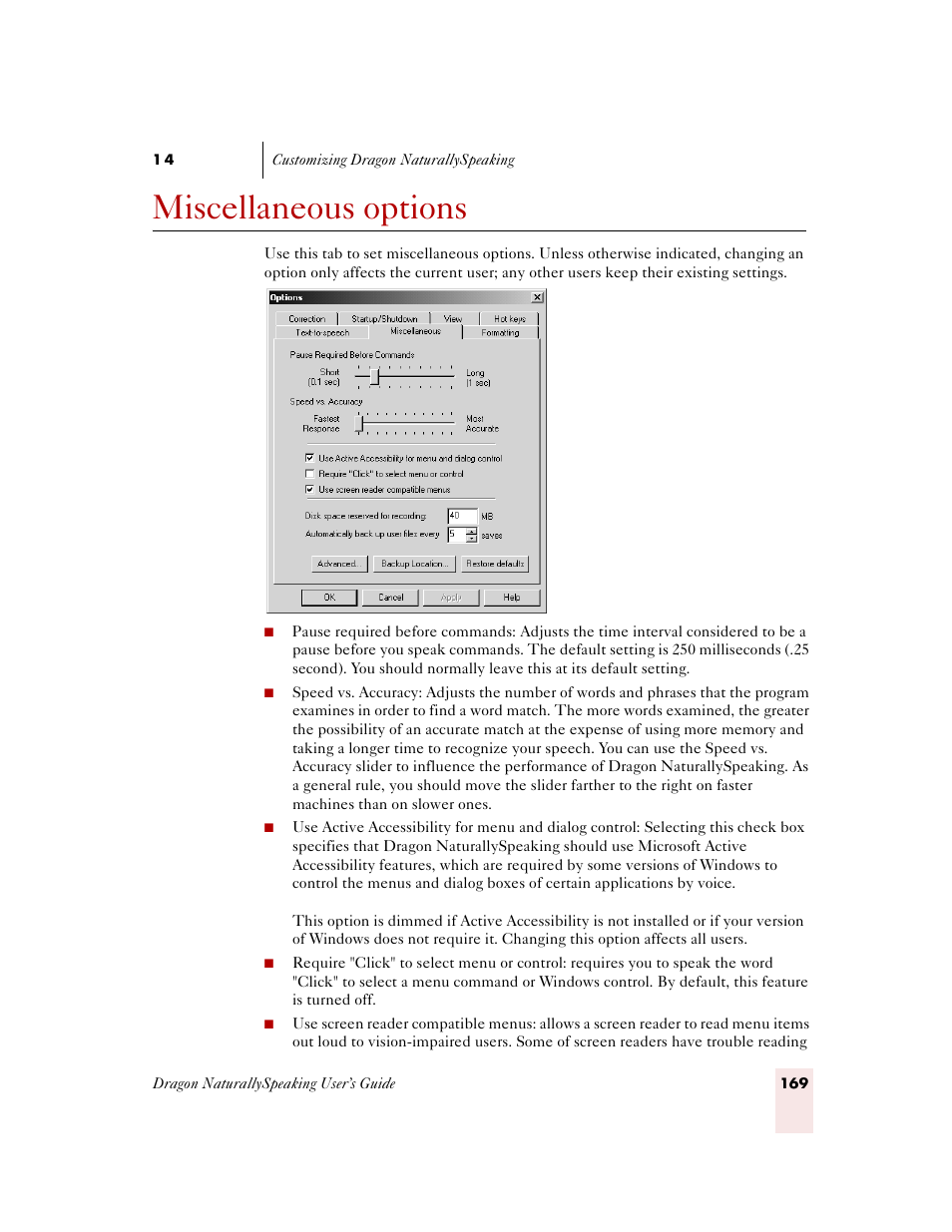 Miscellaneous options | Sony ICD-MS515VTP User Manual | Page 175 / 222