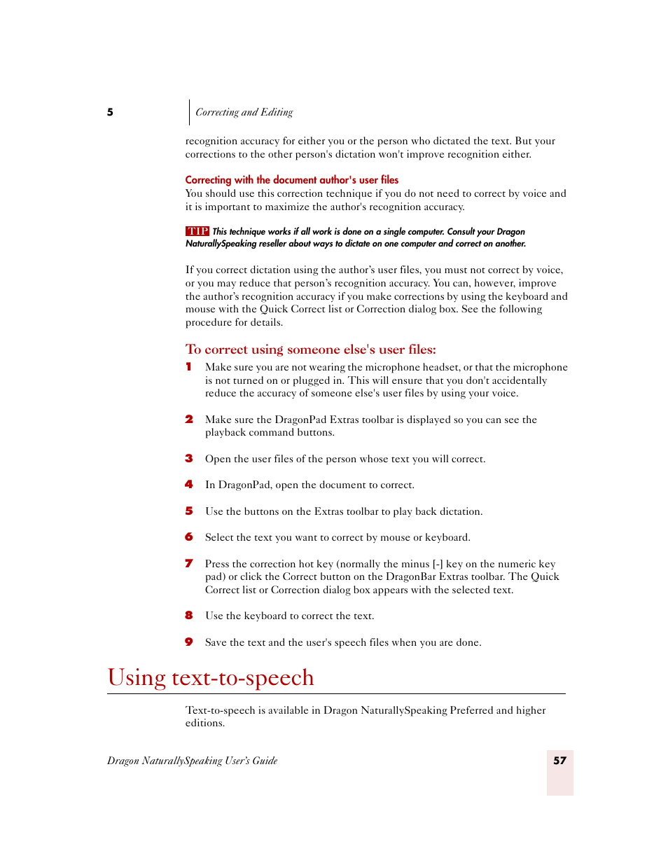 Using text-to-speech | Sony ICD-MS515VTP User Manual | Page 63 / 222