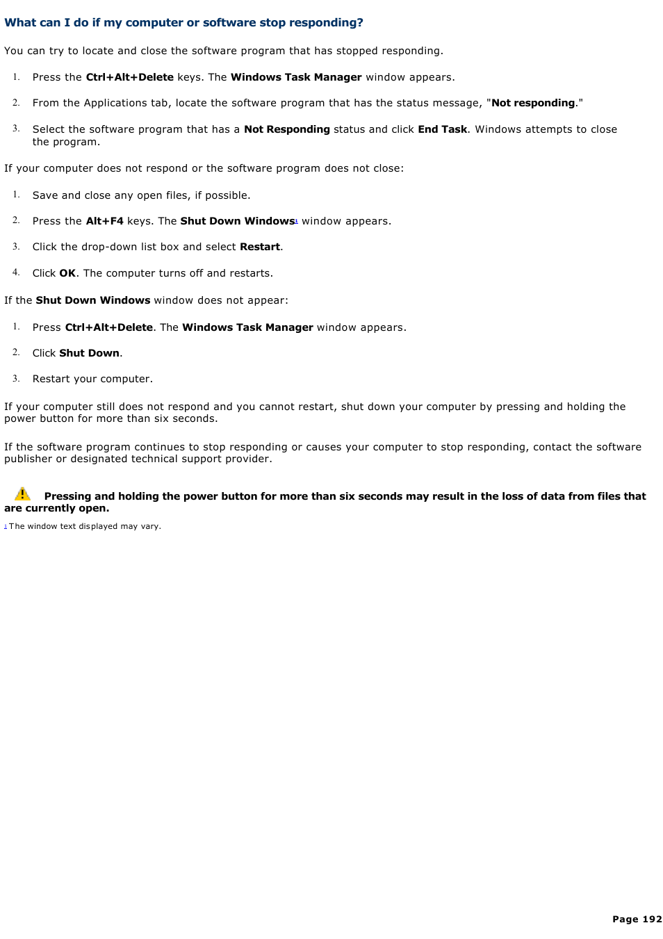 Sony VGC-RA718G User Manual | Page 192 / 262