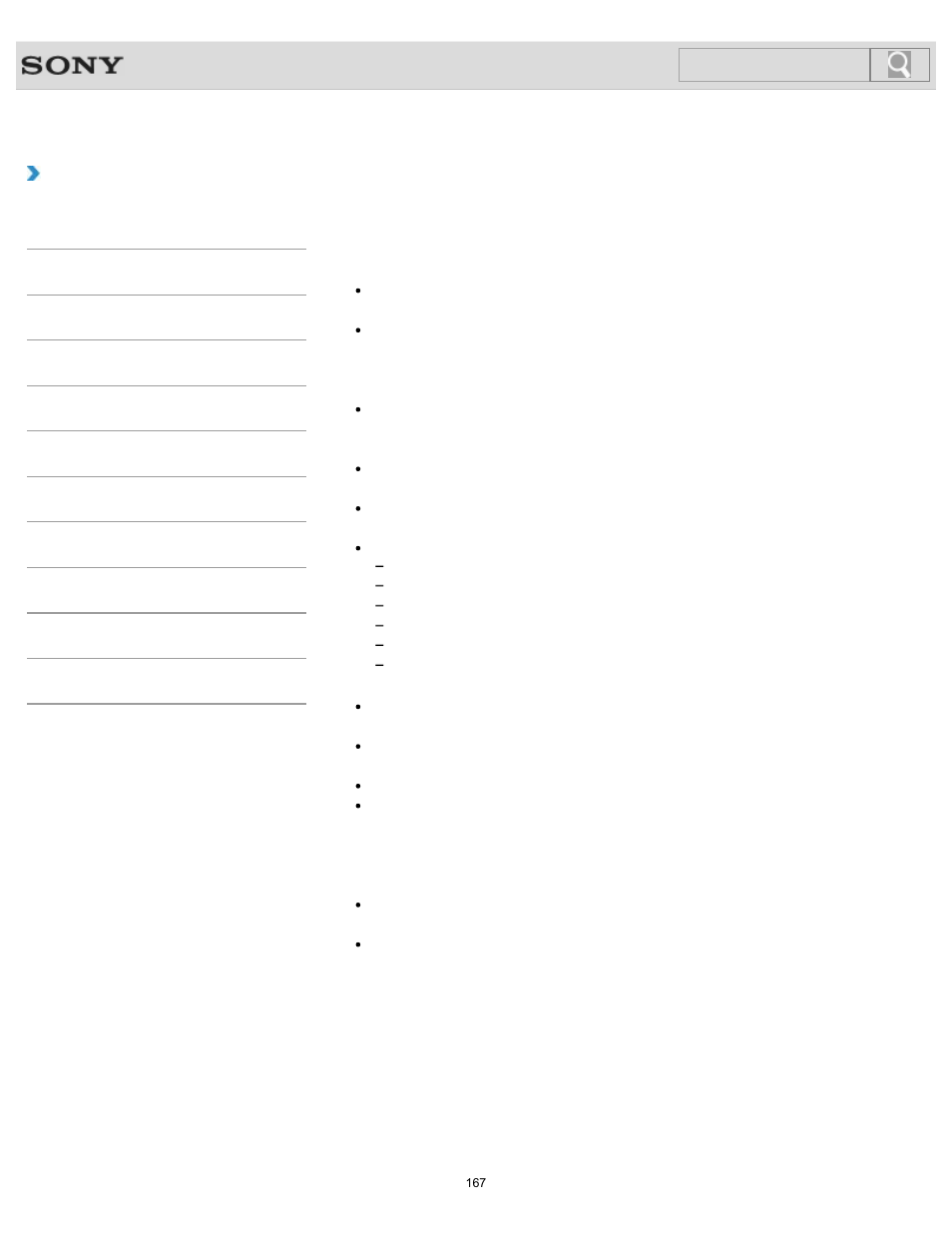 How to use, Search | Sony SVJ2021BPXW User Manual | Page 167 / 398