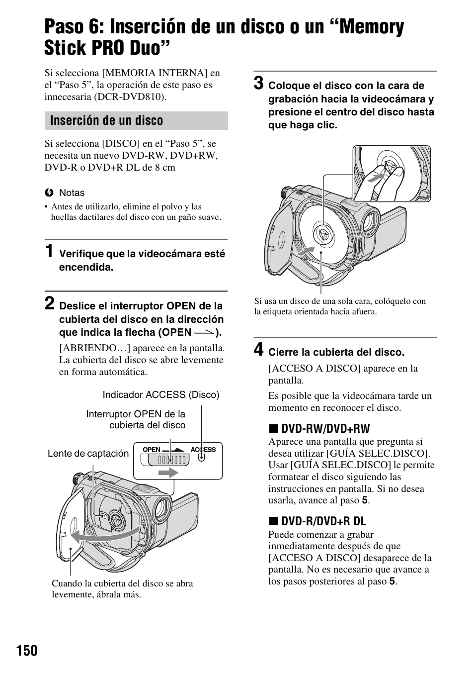 Sony DCR-DVD710 User Manual | Page 150 / 159