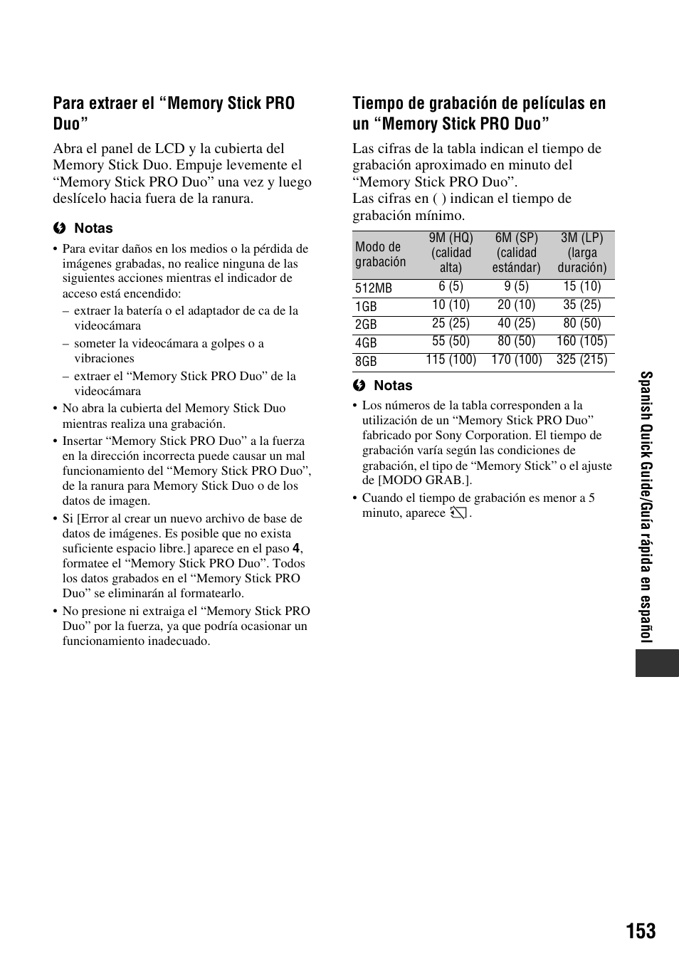 Sony DCR-DVD710 User Manual | Page 153 / 159
