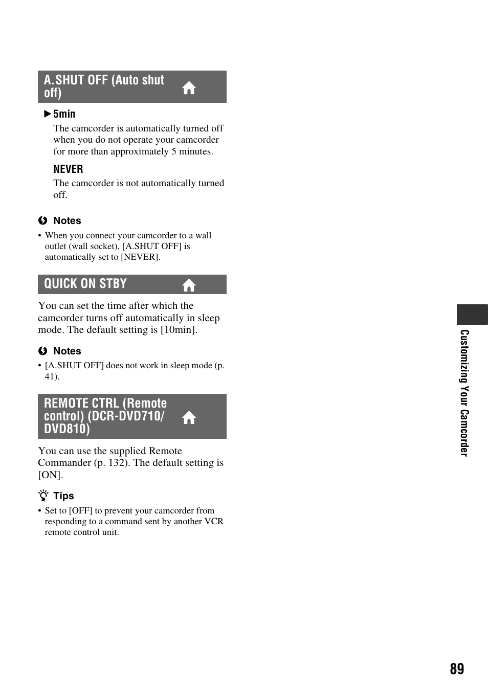 P. 89) | Sony DCR-DVD710 User Manual | Page 89 / 159