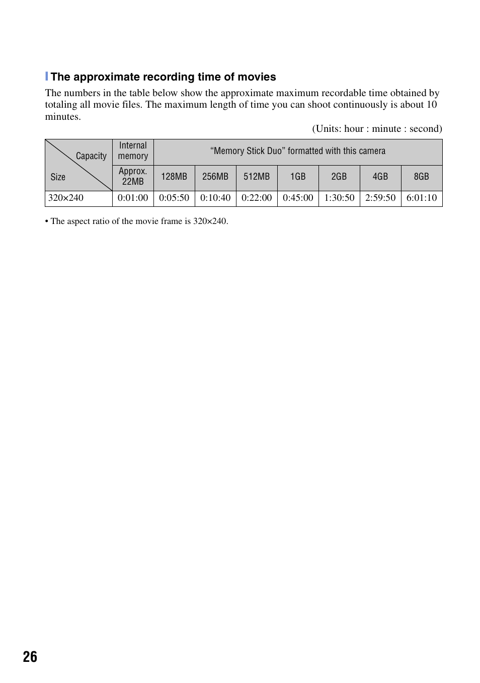 Sony DSC-S730 User Manual | Page 26 / 32