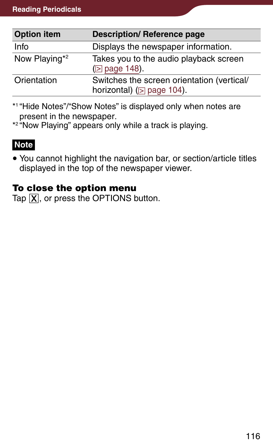 Sony PRS-900BC User Manual | Page 116 / 202
