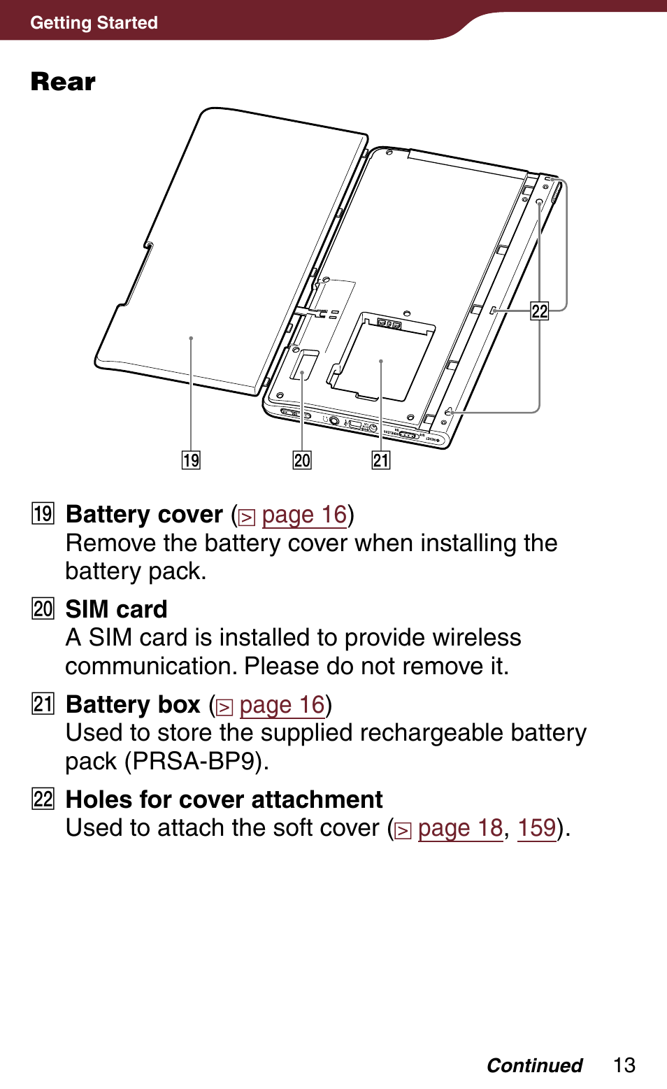 Sony PRS-900BC User Manual | Page 13 / 202
