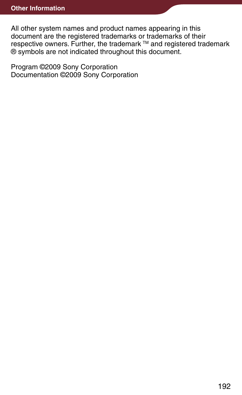 Sony PRS-900BC User Manual | Page 192 / 202