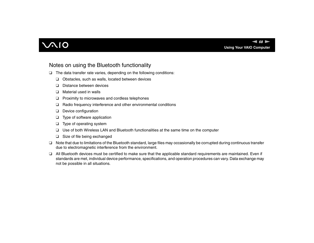 Sony VGN-FE570G User Manual | Page 68 / 194