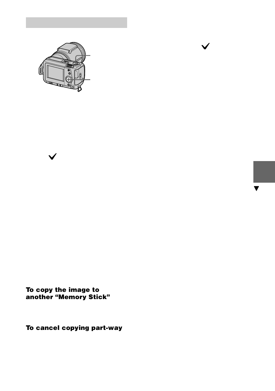 In index mode | Sony DSC-F505V User Manual | Page 53 / 68