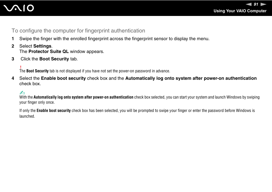 Sony VGN-AX570G User Manual | Page 91 / 237
