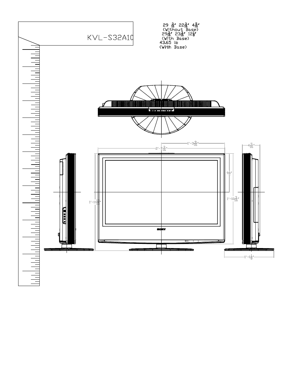 Sony KLV-S32A10 User Manual | 2 pages