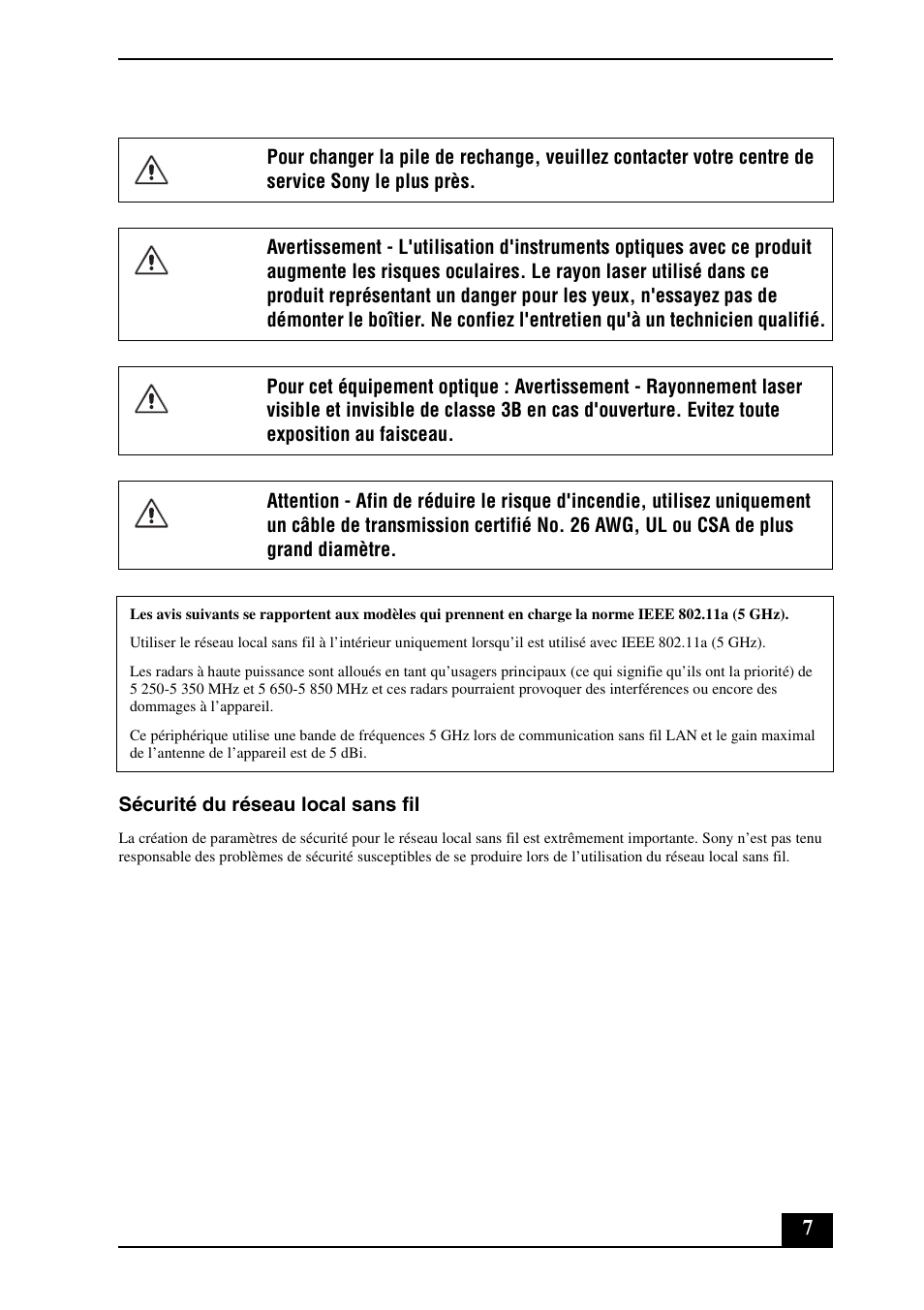 Sony VGC-LT29U User Manual | Page 7 / 20