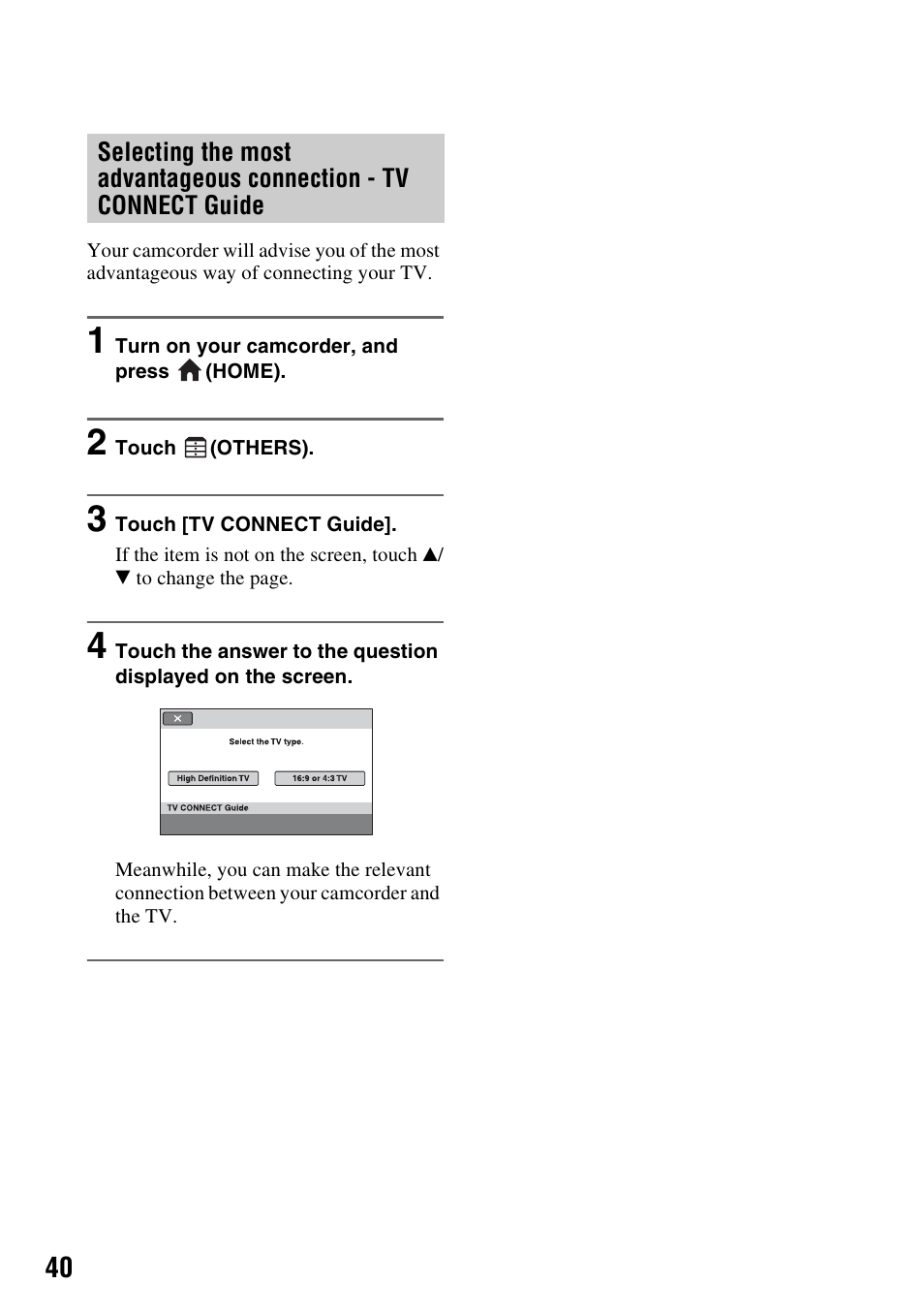 Sony HDR-SR5 User Manual | Page 40 / 118