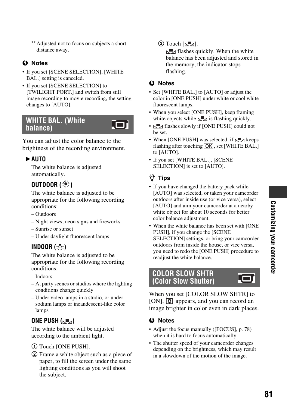 Sony HDR-SR5 User Manual | Page 81 / 118