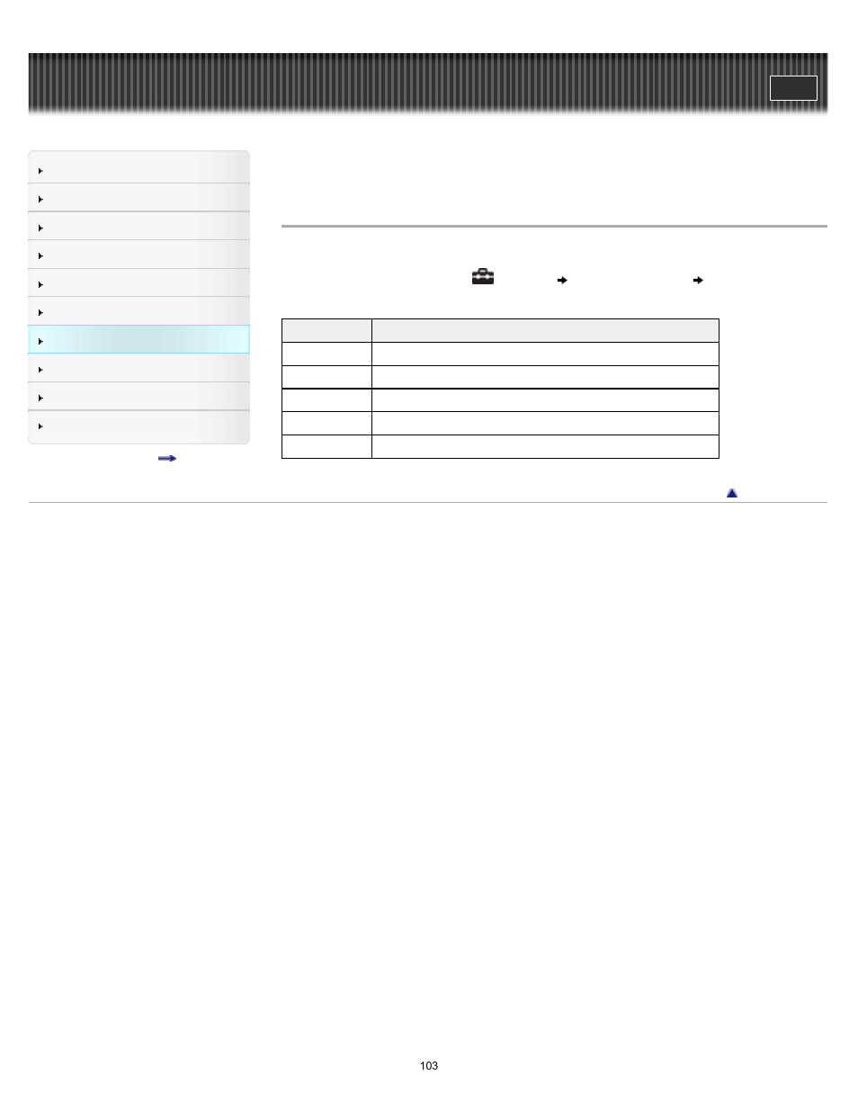 Settings, Details | Sony NWZ-E375 User Manual | Page 103 / 166