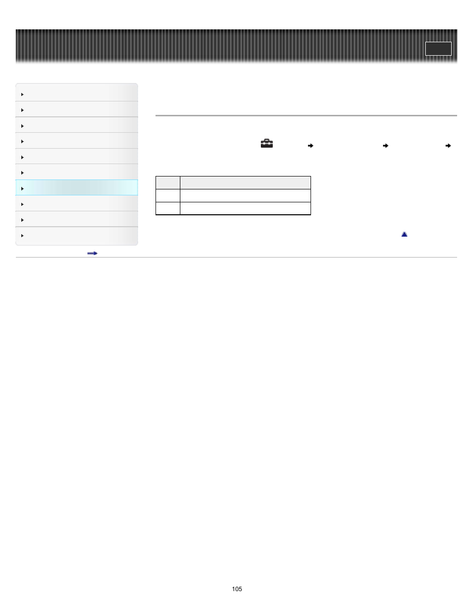 Turning off the beep sound [beep settings | Sony NWZ-E375 User Manual | Page 105 / 166