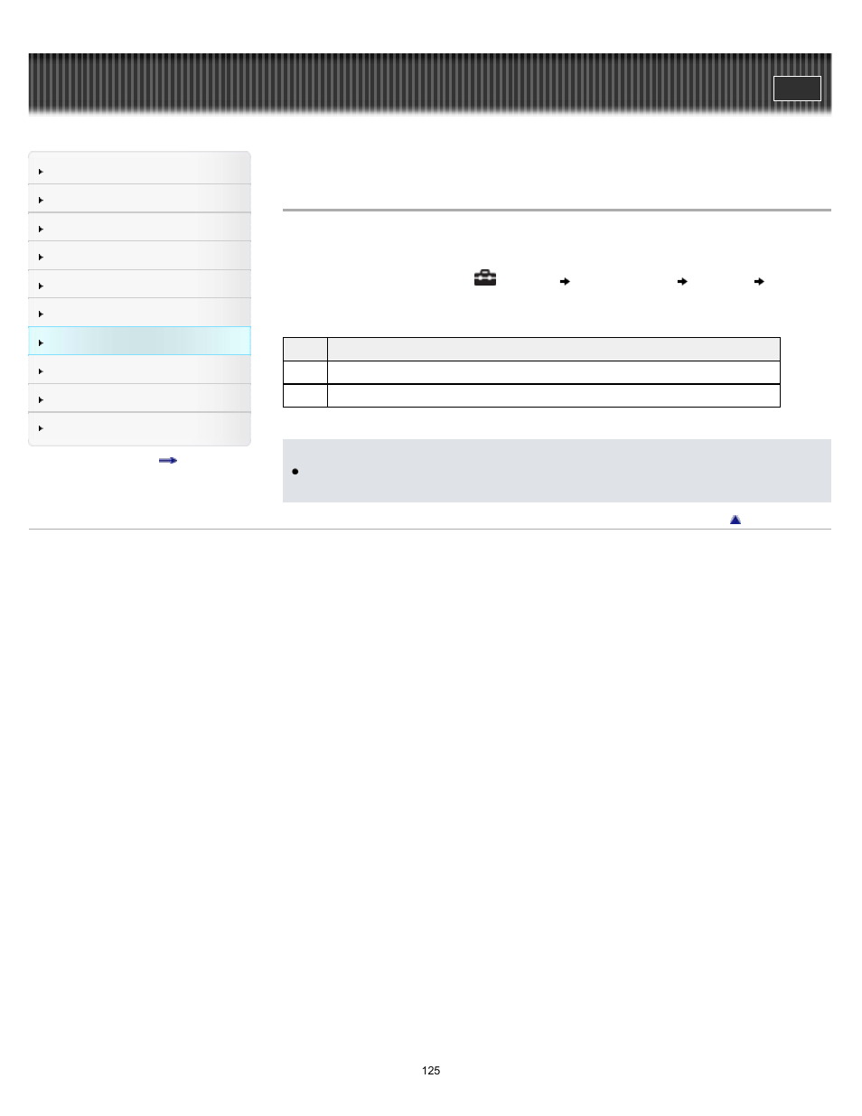 Setting the display of the photo screen [display | Sony NWZ-E375 User Manual | Page 125 / 166