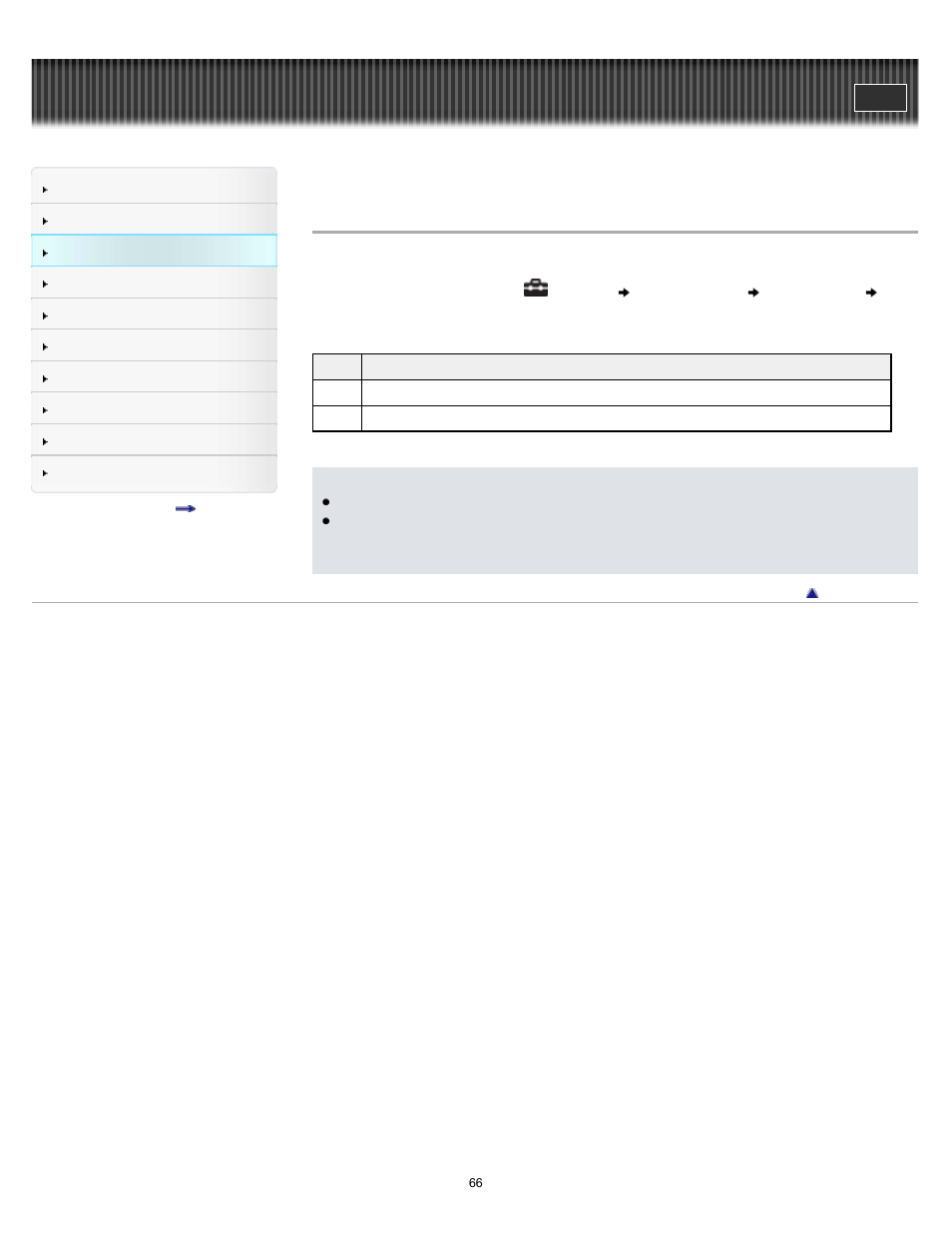 Listening with clear stereo [clear stereo | Sony NWZ-E375 User Manual | Page 66 / 166