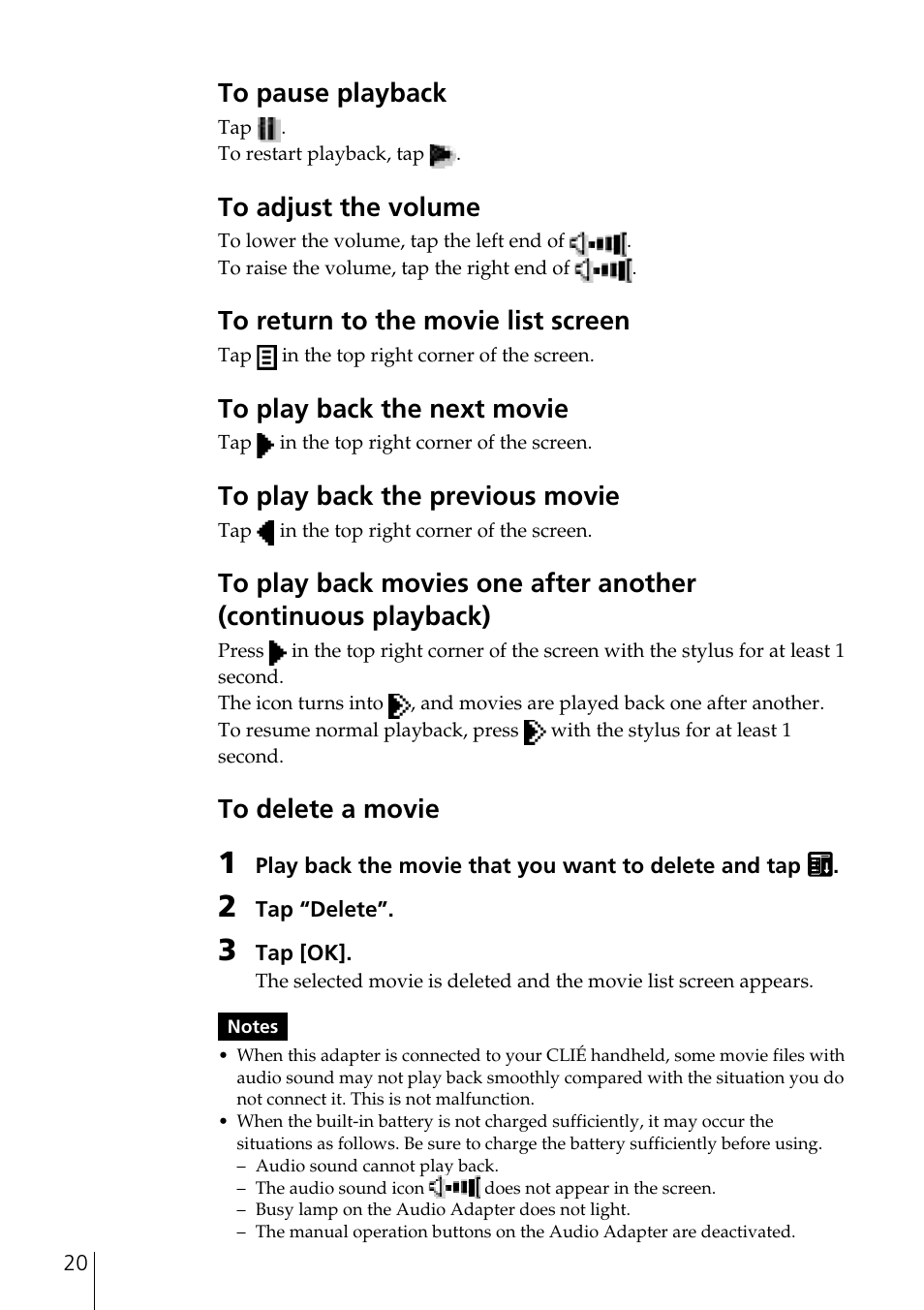 Sony PEGA-SA500 User Manual | Page 20 / 28