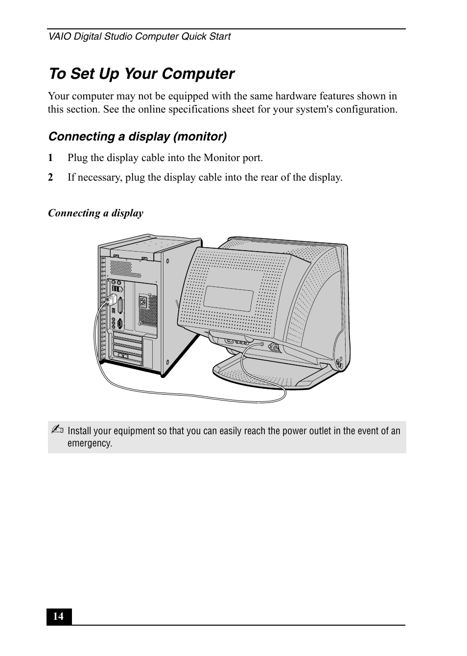 Sony PCV-RX752 User Manual | Page 14 / 72