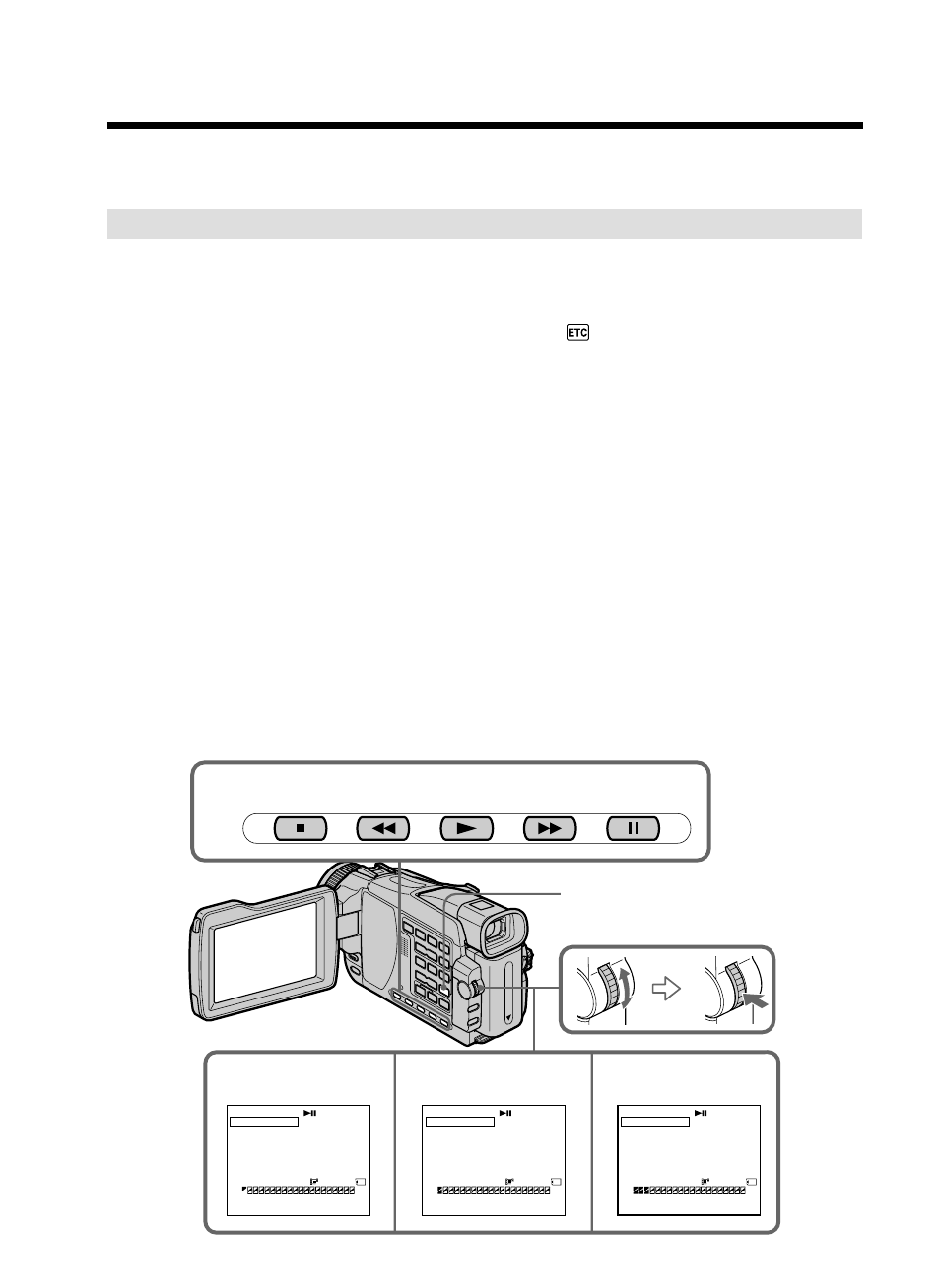 Making the program, Except dcr-trv16 | Sony DCR-TRV25 User Manual | Page 132 / 220