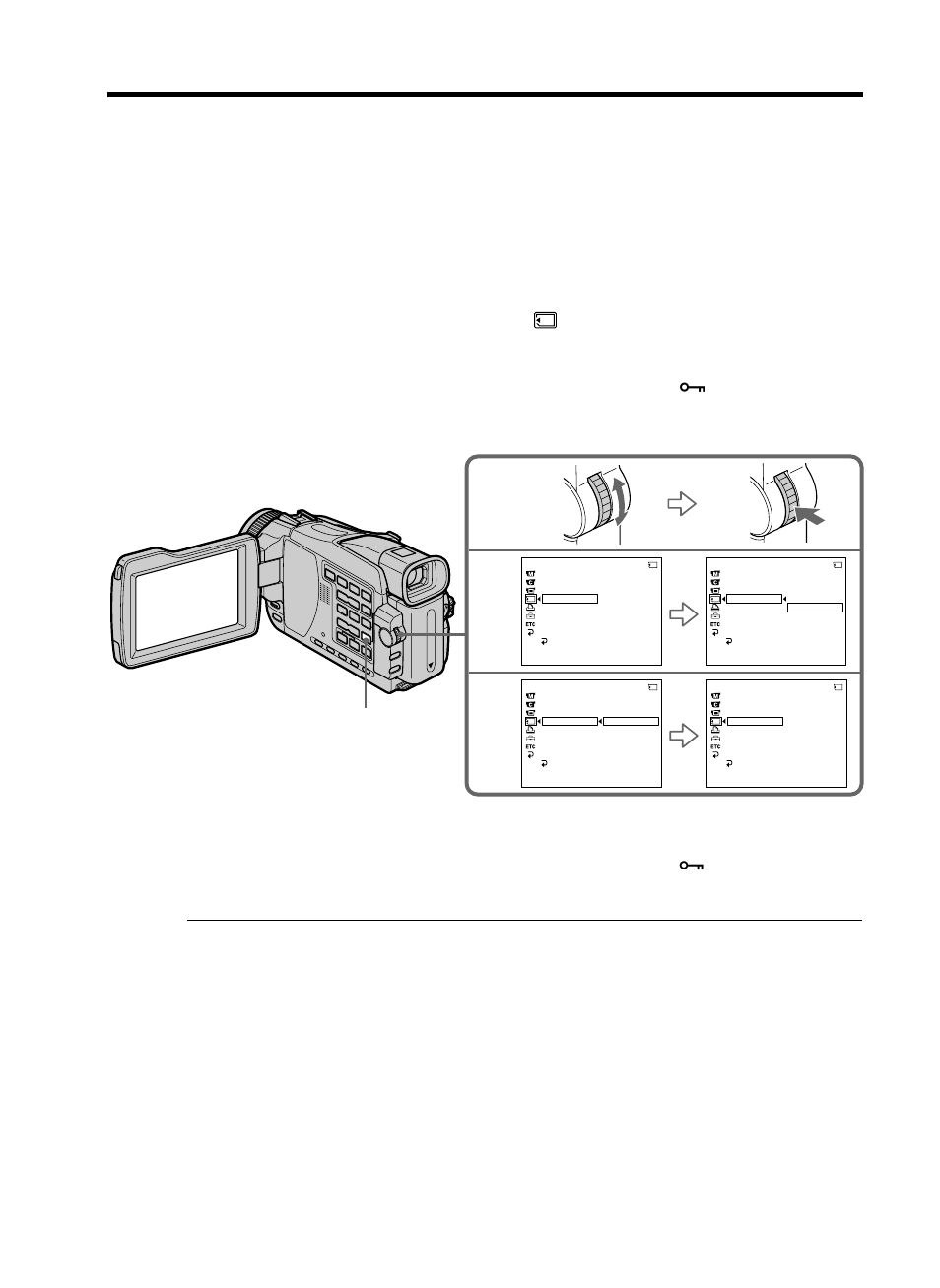 Preventing accidental erasure – image protection, Except dcr-trv16 | Sony DCR-TRV25 User Manual | Page 148 / 220