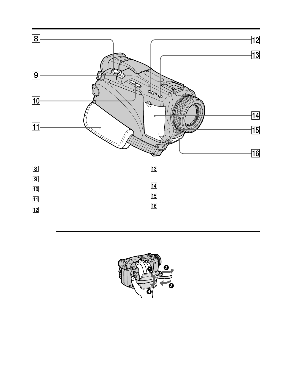 8q; qs qd qh 9 qa qg qf | Sony DCR-TRV25 User Manual | Page 210 / 220