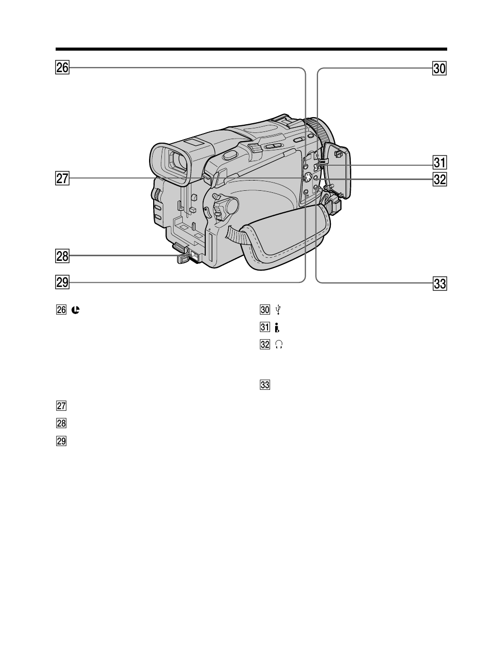 212 wh wj wl ed ea es e; wk | Sony DCR-TRV25 User Manual | Page 212 / 220