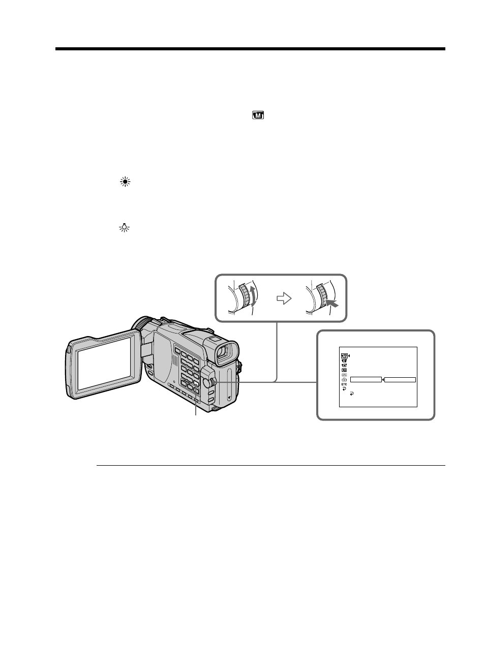 Adjusting the white balance manually | Sony DCR-TRV25 User Manual | Page 48 / 220