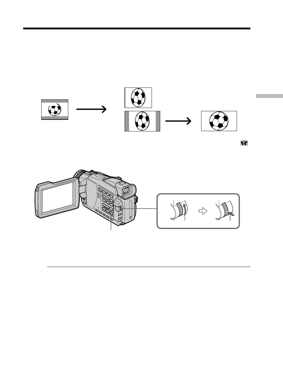 Using the wide mode | Sony DCR-TRV25 User Manual | Page 49 / 220