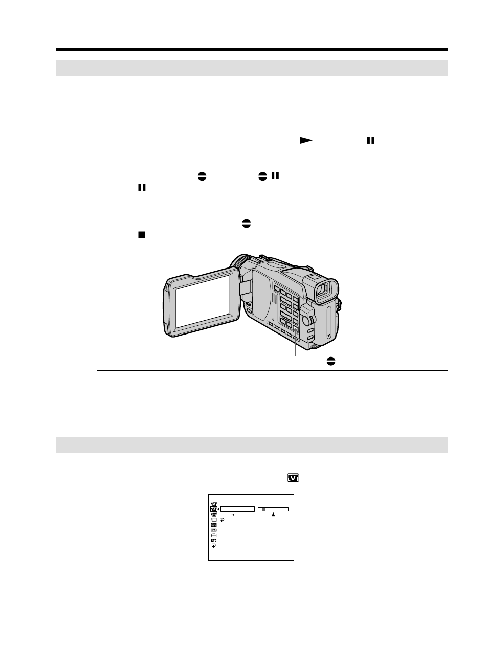 Adding audio on a recorded tape, Monitoring the new recorded sound, Audio dubbing | Sony DCR-TRV25 User Manual | Page 96 / 220