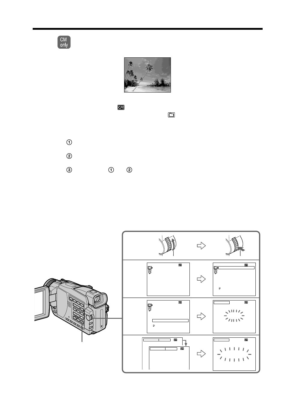 Superimposing a title | Sony DCR-TRV25 User Manual | Page 98 / 220