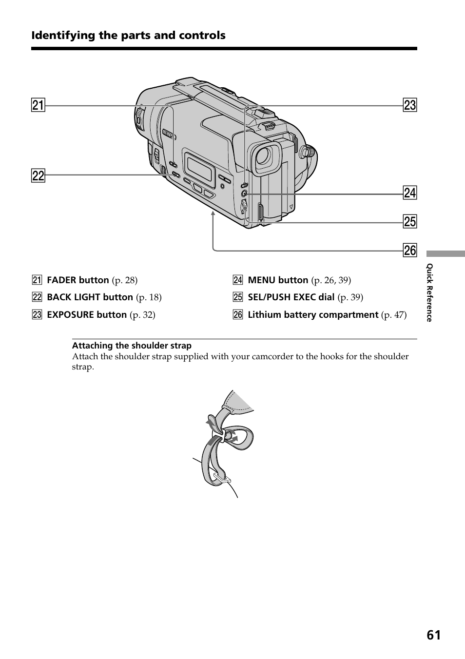 Ws wa wf wg wh wd | Sony CCD-TR517WR User Manual | Page 61 / 68